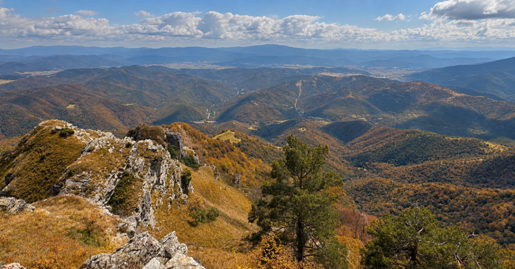 Панорама Милеви скали