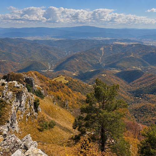 Панорама Милеви скали